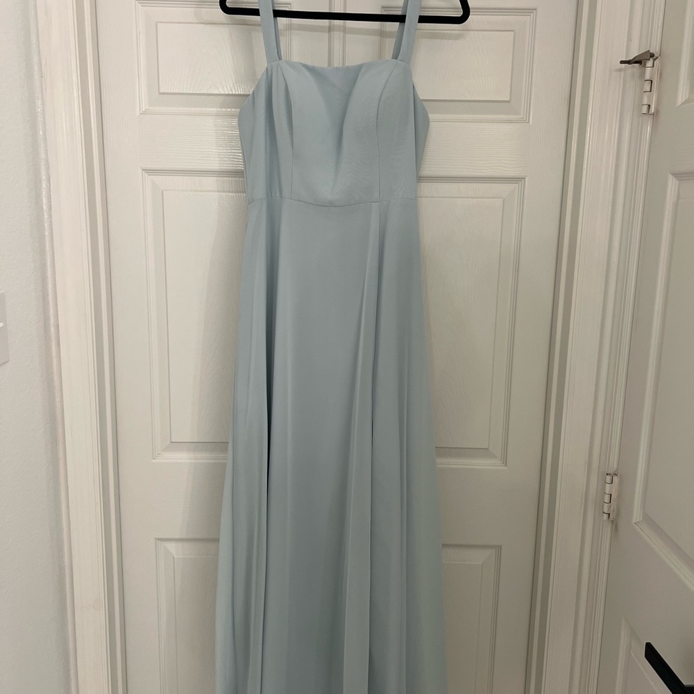 Azazie Light Blue Dress